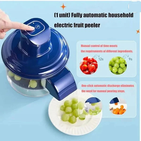 Automatic Rechargeable Fruit & Vegetable Peeler – 3x Faster, Zero Effort