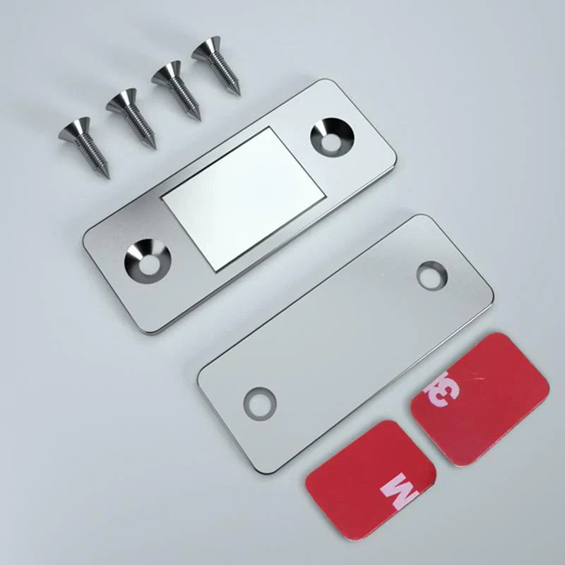 🚪 BUY 1 GET 9 FREE! 🔥 Non-Perforated Magnetic Door Closer - Easy Installation & Silent Closure, Ideal for Home and Office ✨