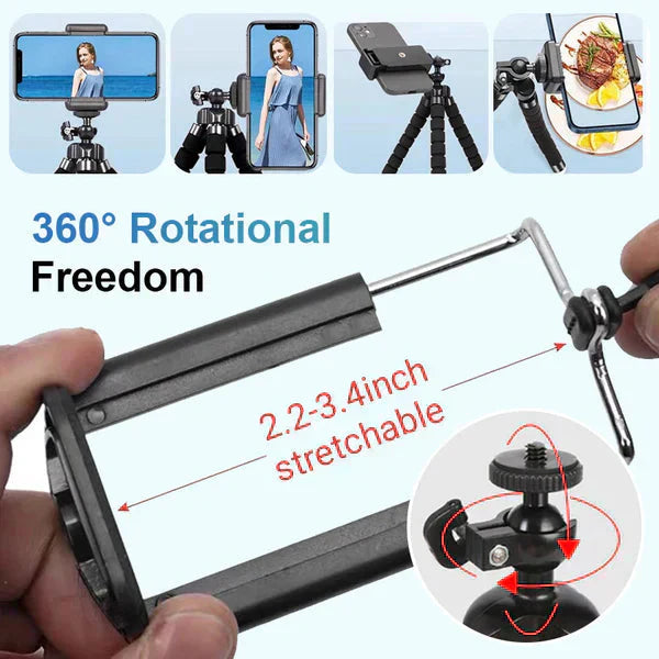🔥📸Flexible Mini Octopus Tripod with Free Remote