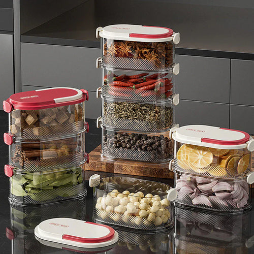 🔥Multi-layer Sealed Spice Organizer(50% Off Sale)