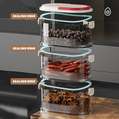 🔥Multi-layer Sealed Spice Organizer(50% Off Sale)
