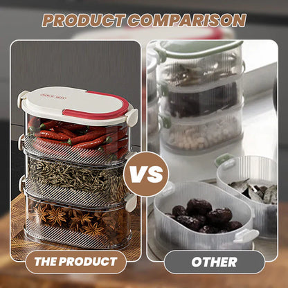 🔥Multi-layer Sealed Spice Organizer(50% Off Sale)