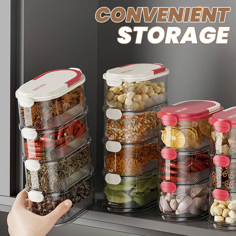 🔥Multi-layer Sealed Spice Organizer(50% Off Sale)