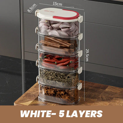 🔥Multi-layer Sealed Spice Organizer(50% Off Sale)